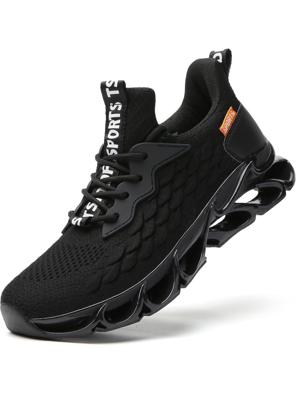 Women's Black Mesh Comfortable Athletic Sport Running Tennis Walking Sneakers